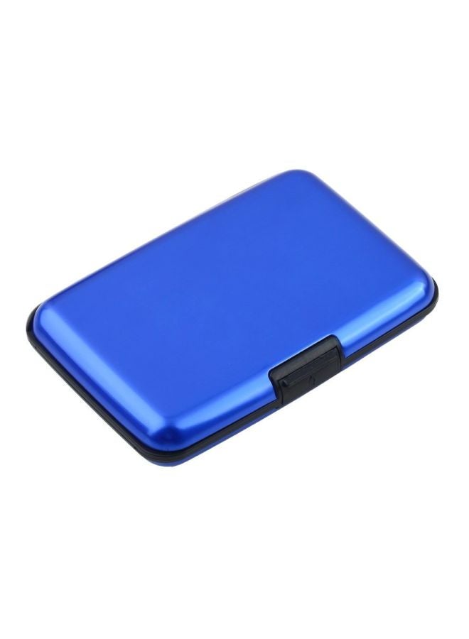 Aluminium ID Card Holder Blue  - Image 1