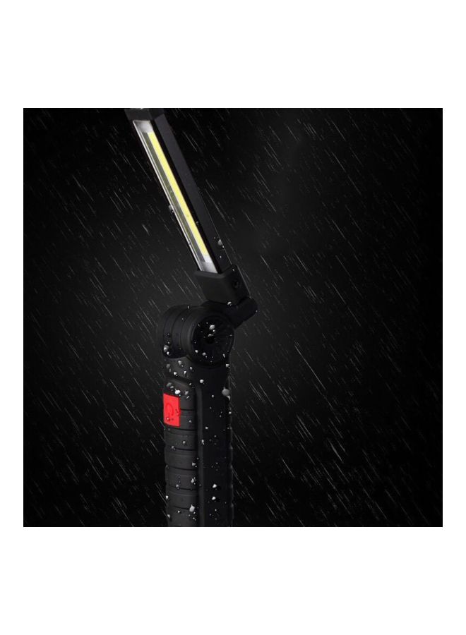 360-Degree Folding LED Flashlight Black/Red/White 148x45mm - Image 5