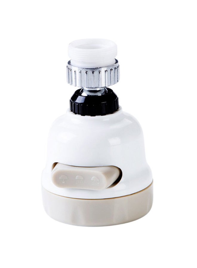 Generic Splash-Proof Water Tap Filter Faucet White/Beige/Black 8.5x5.3x5.3cm  - Image 1