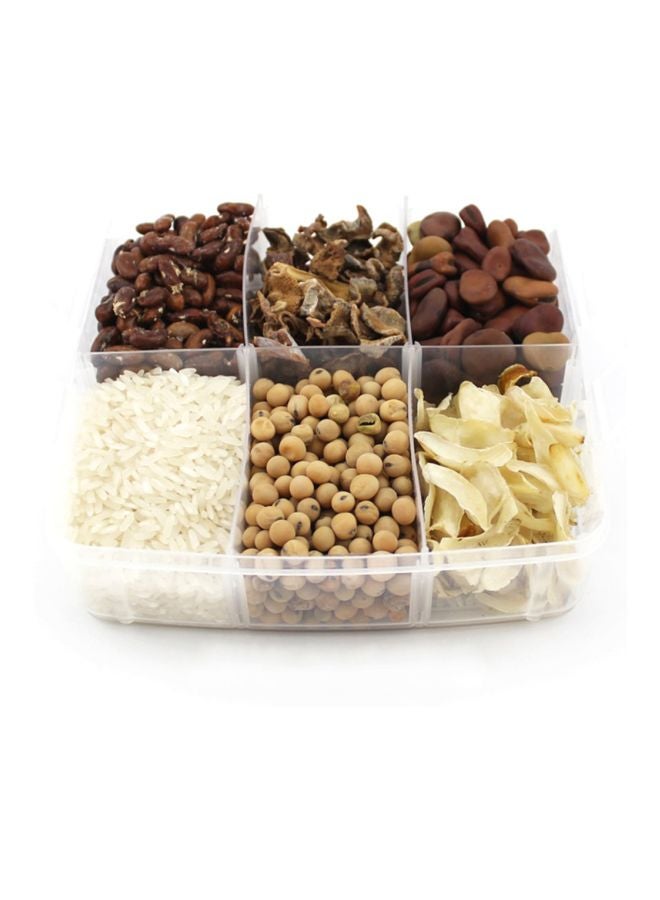 Portable Storage Box Clear 15x15x13centimeter - Image 3