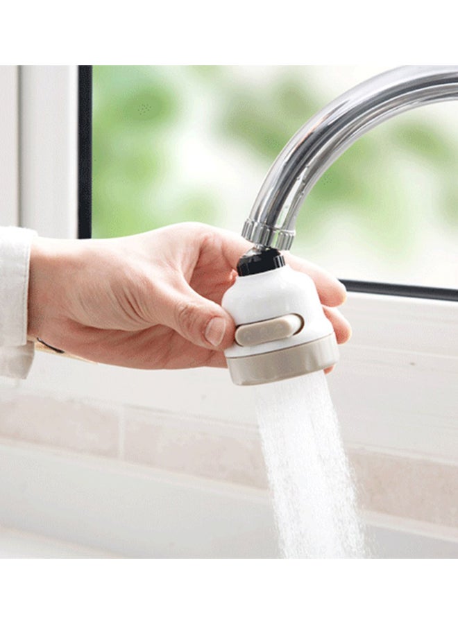 Generic Splash-Proof Water Tap Filter Faucet White/Beige/Black 8.5x5.3x5.3cm  - Image 2
