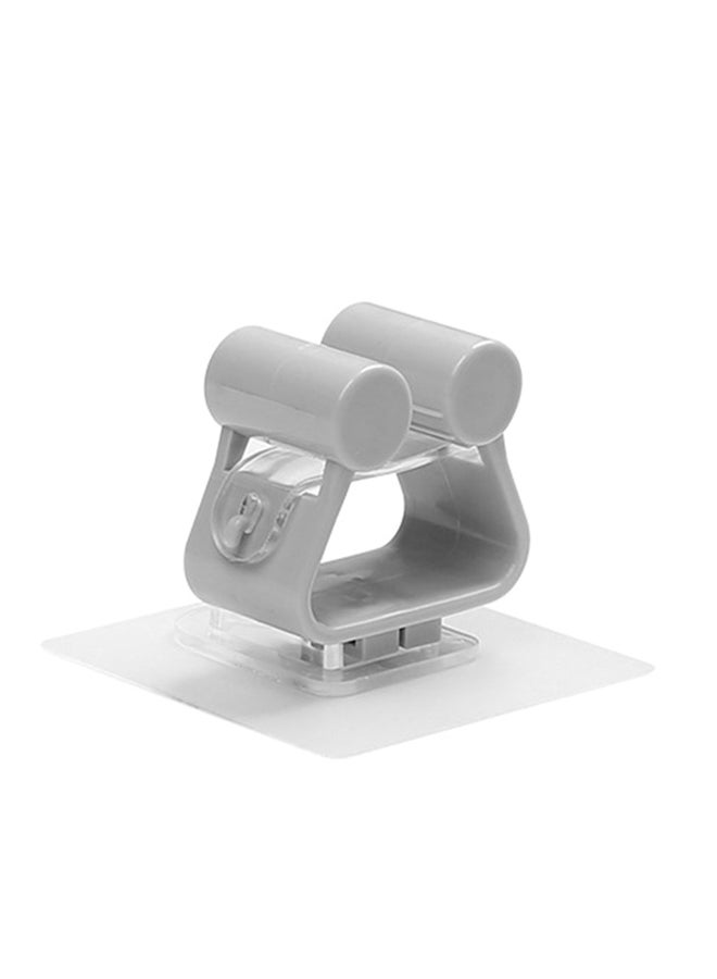 Wall Mounted Mop Holder Grey 4x3x1centimeter  - Image 1