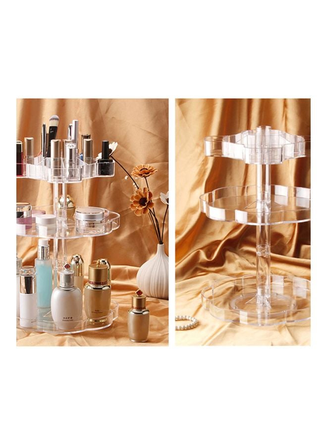Generic Rotating Cosmetic Storage Organiser Clear  - Image 4