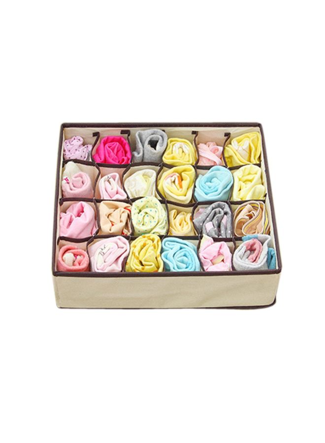 Generic 4-In-1 Foldable Organizer Storage Box Multicolor 4.8x1.2x0.5cm  - Image 3
