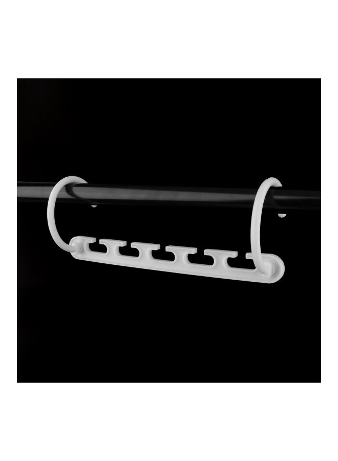 8 شماعات بفتحات صغيرة لتنظيم الملابس أبيض 25x10x5Ø³Ù†ØªÙŠÙ…ØªØ± - Image 3