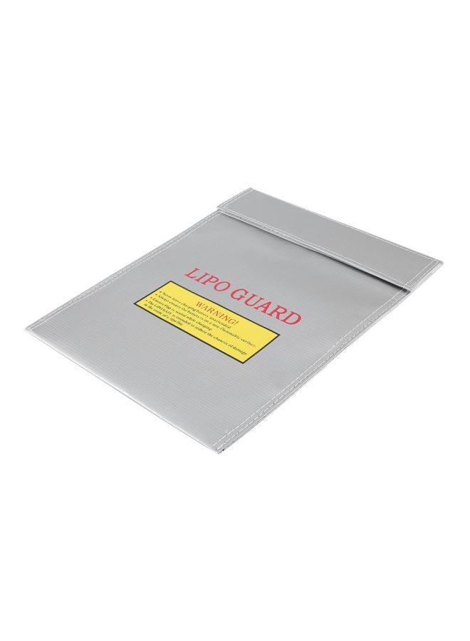 Battery Safety Fireproof Bag Silver 29x22.7x0.4cm - Image 1