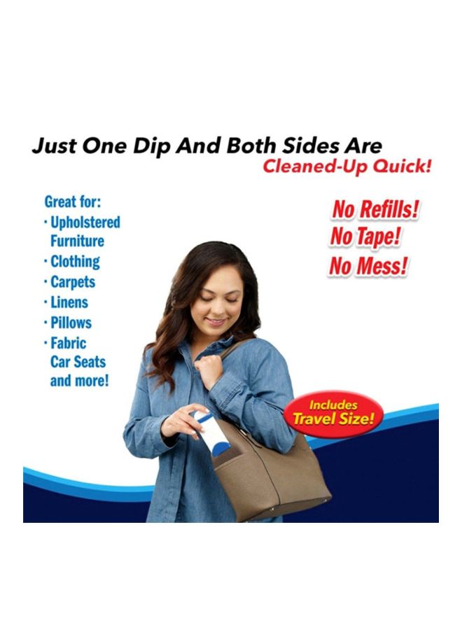 Reusable Fur And Lint Remover Kit Blue & White 32.5*7.4*5cm - Image 5