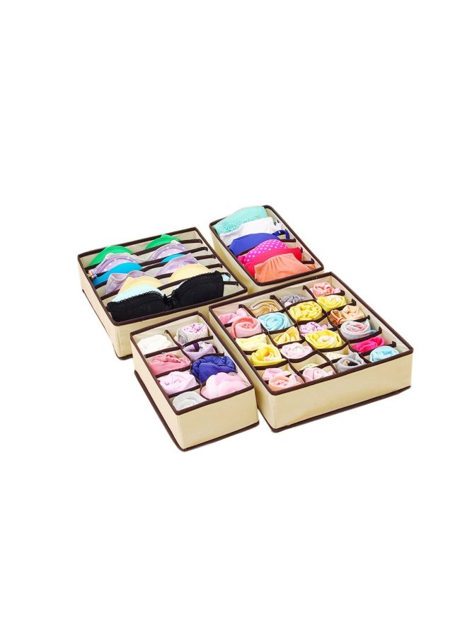 Generic 4-In-1 Foldable Organizer Storage Box Multicolor 4.8x1.2x0.5cm  - Image 5