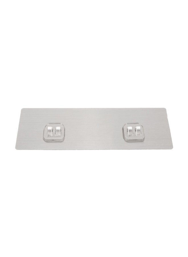 Towel Holder Patch Hook Silver 20x7.5cm  - Image 2