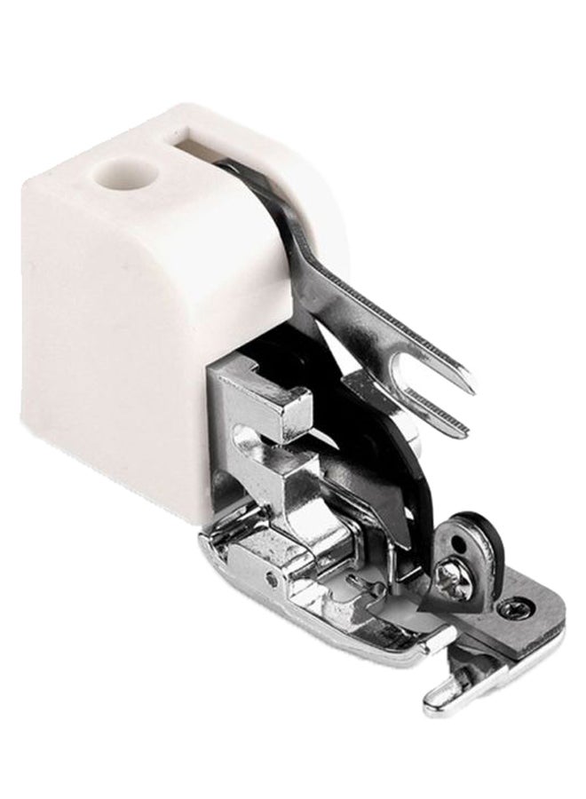 Side Cutter Sewing Machine Foot Attachment Accessory Silver/White 120grams
