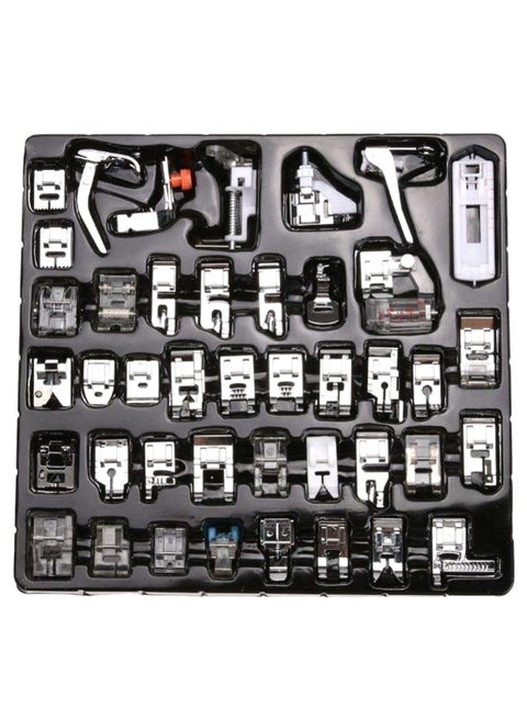 42-Piece Multifunction Foot Presser Toyota Domestic Sewing Machine Multicolour 400grams