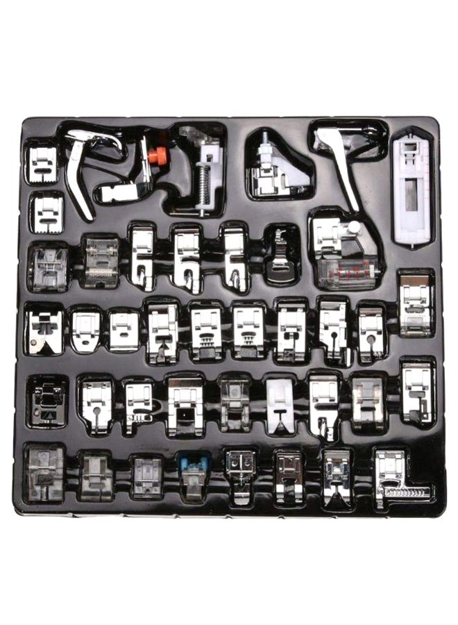 42-Piece Multifunction Foot Presser Toyota Domestic Sewing Machine Multicolour 400grams  - Image 1
