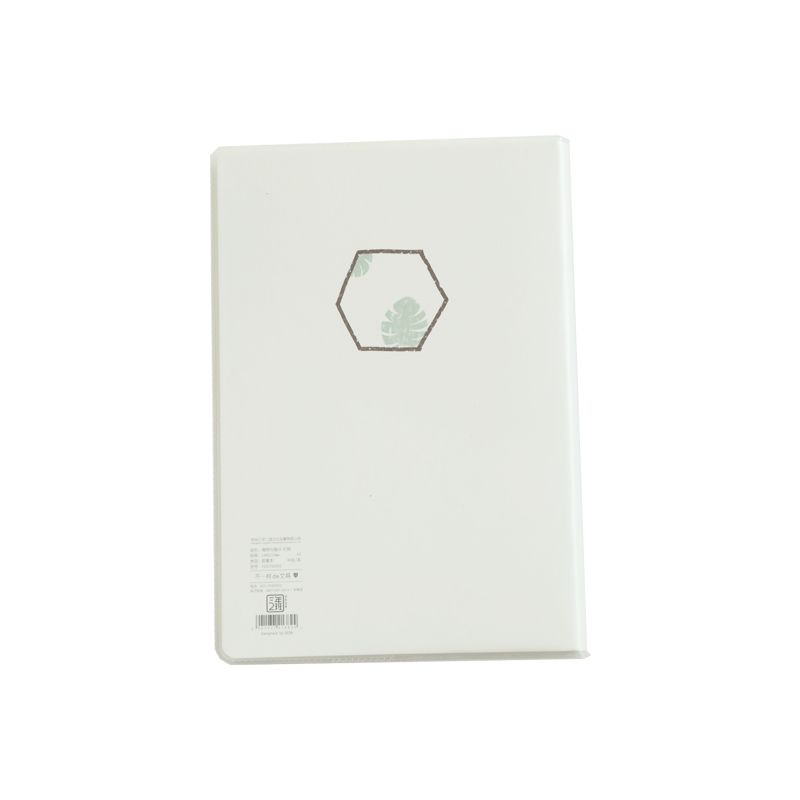 Printed Notepad White/Brown