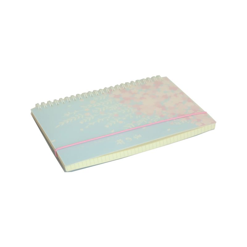A5 Grid Notepad Blue/Pink