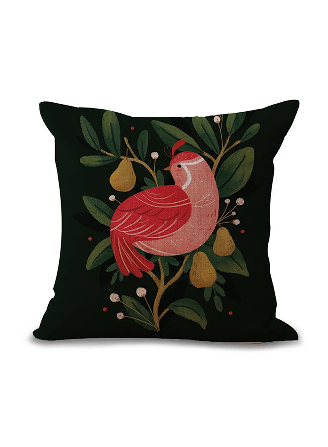 وسادة زينة بطبعة طيور متعدد الألوان 45 x 45سم