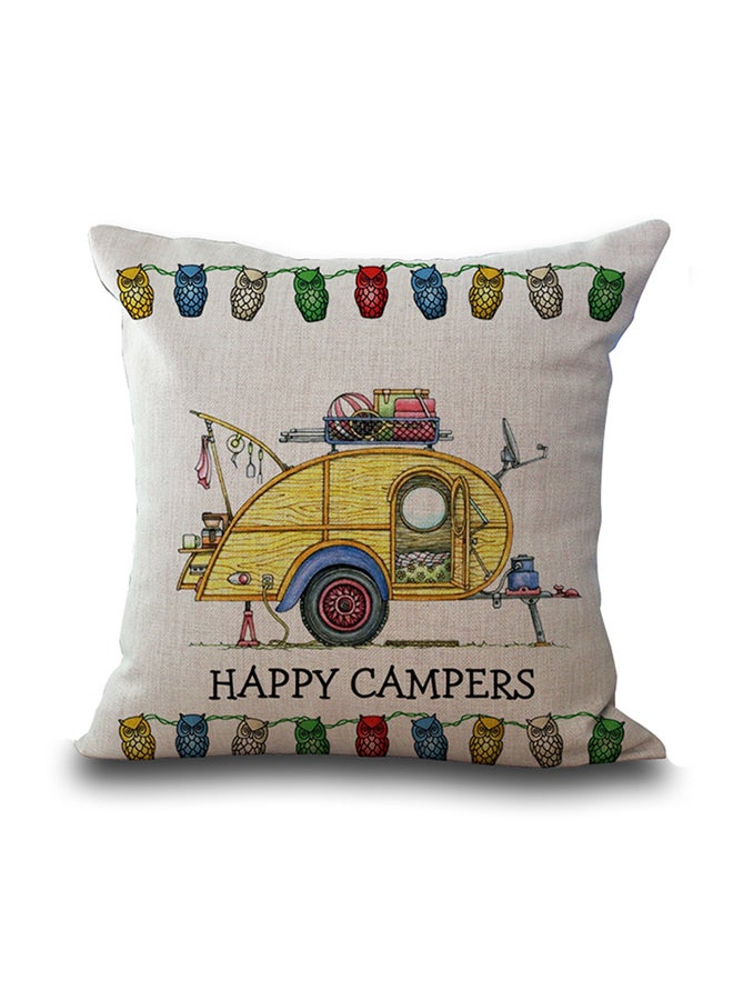 Decorative Printed Throw Pillow Multicolour