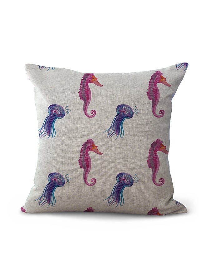Decorative Printed Throw Pillow Multicolour