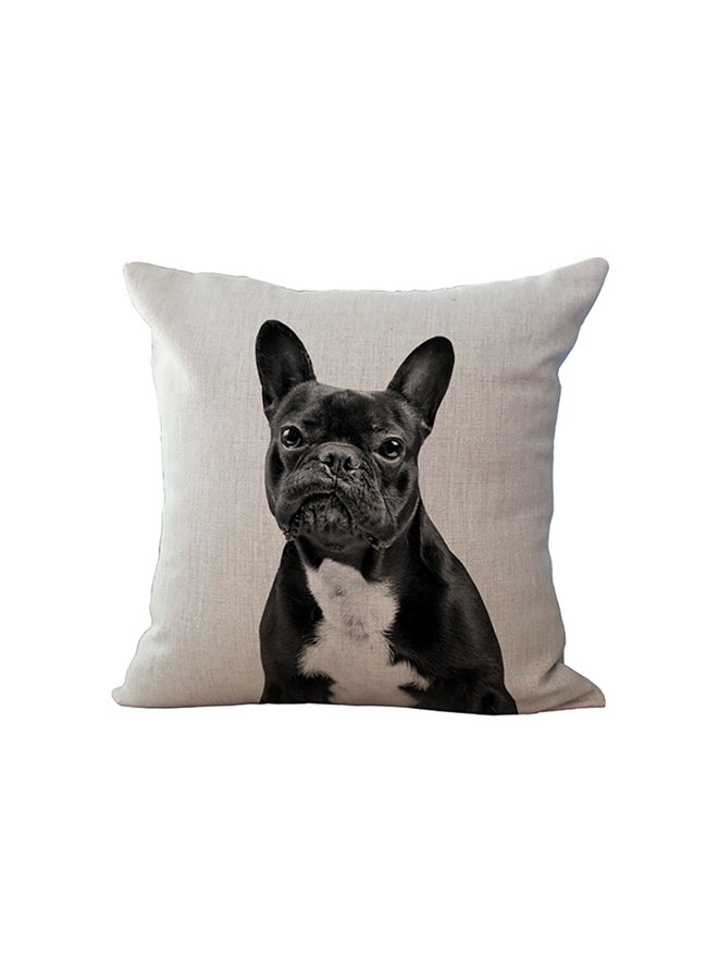 Sharpdo Decorative Printed Throw Pillow White/Black