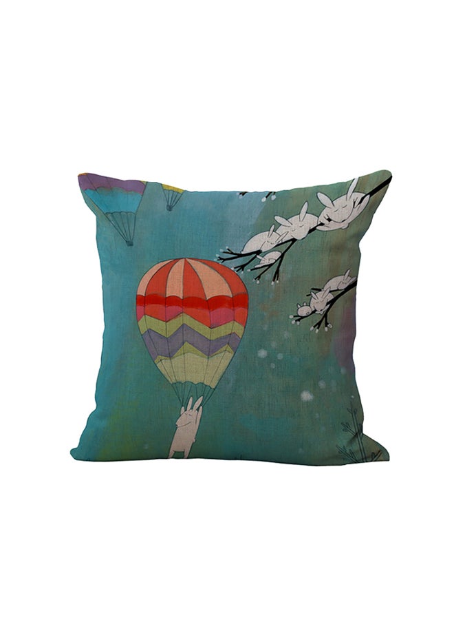 شاربدو وسادة ديكور مزينة بطبعات متعدد الألوان