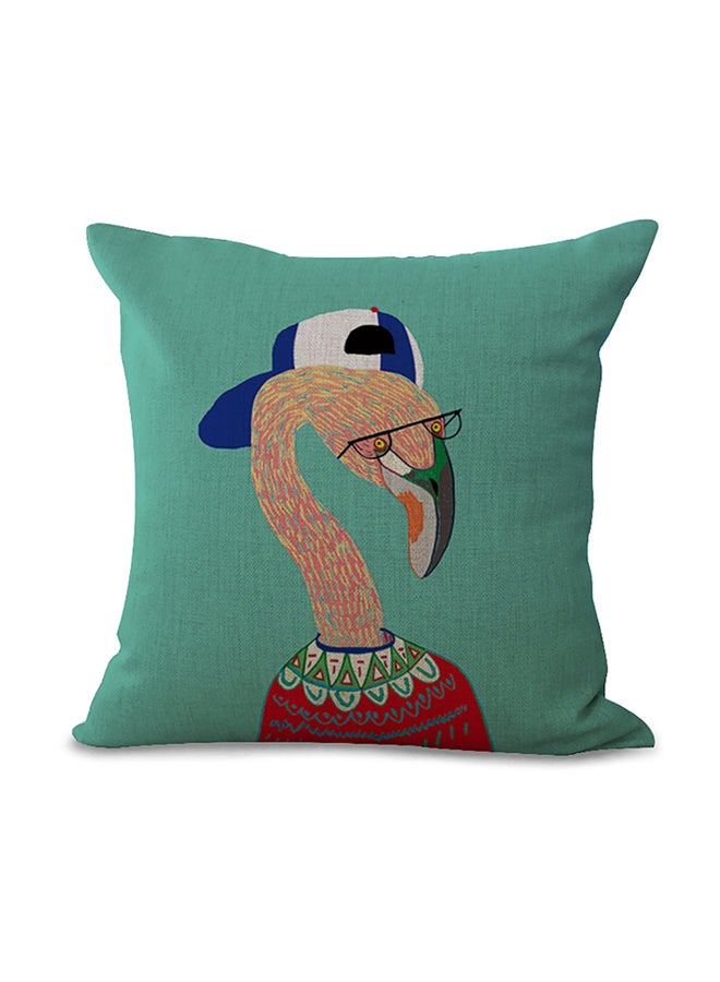 شاربدو وسادة ديكور مزينة بطبعات متعدد الألوان