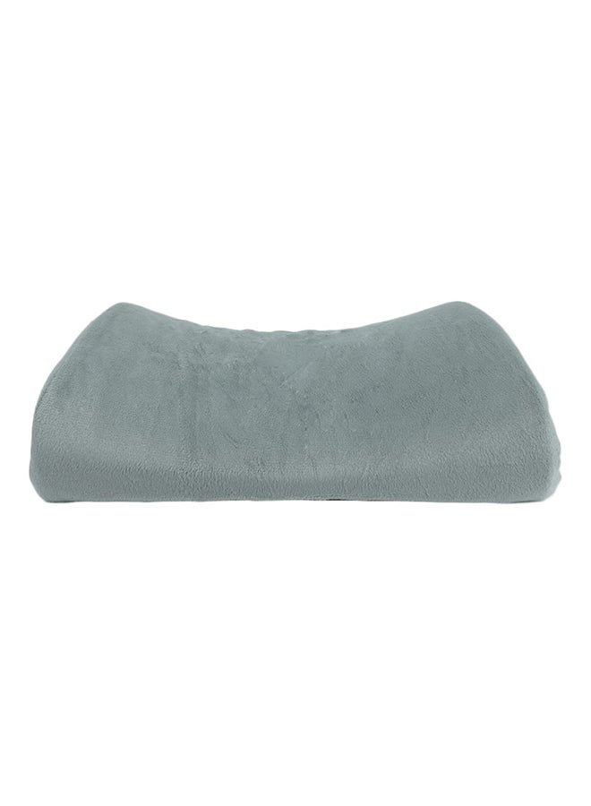 Lumbar Cushion Back Waist Support Pillow Cotton Grey 32x30x11centimeter - v1556891556/N24949761A_3