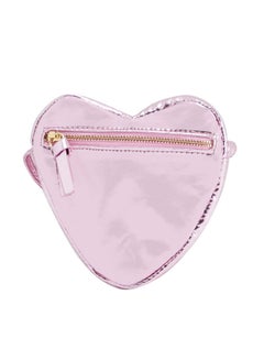 Kids Metallic Heart Crossbody Bag Pink - v1556938372/N25013182A_2