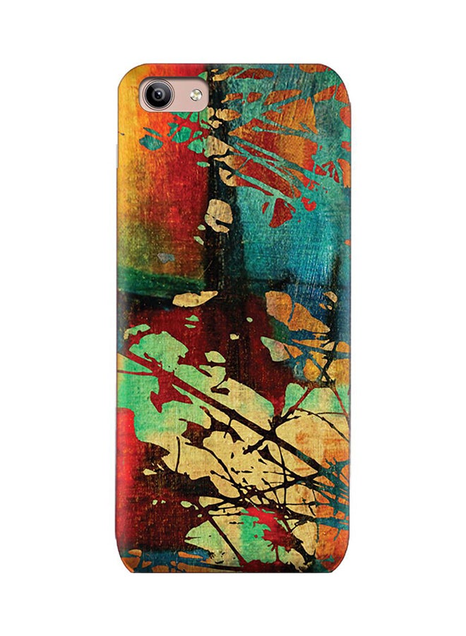 TPU Silicone Case with Vintage Art Grunge Pattern For Vivo Y81i Multicolour