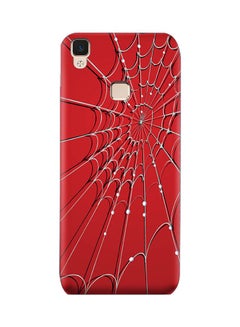 TPU Silicone Case with Spider Web Pattern For Vivo V3 Red