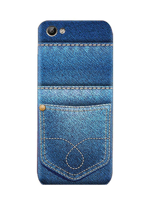TPU Silicone Case with Jeans Pattern For Vivo V5 Lite Multicolour