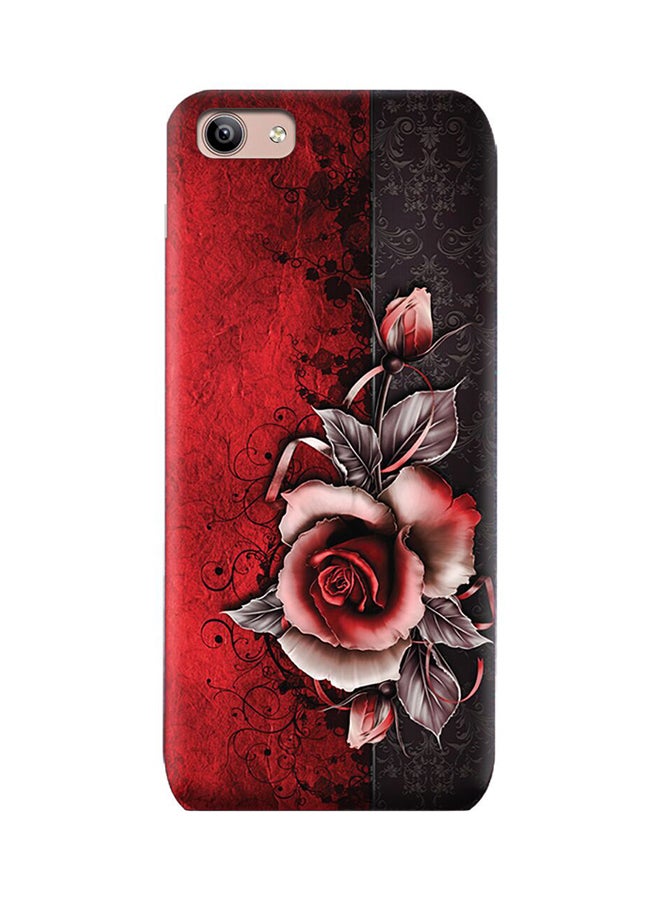 TPU Silicone Case with Vintage Rose Pattern For Vivo Y81i Multicolour