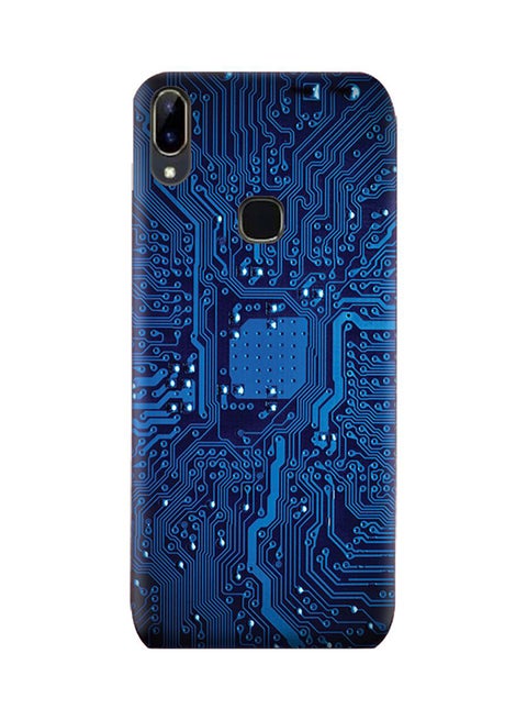 TPU Silicone Case with Circuit Board Pattern For Vivo Z1i Multicolour