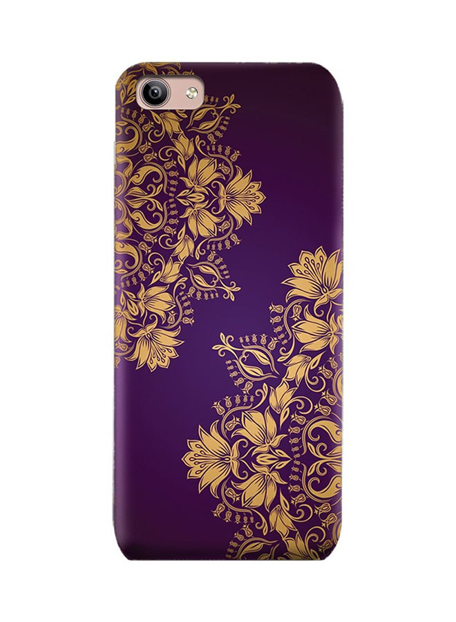 TPU Silicone Case with Floral Mandala Pattern For Vivo Y81i Purple
