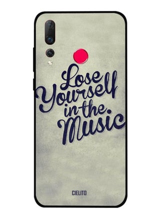 Lose In Music Printed Protective Case Cover For Huawei Nova 4 Blue/Grey - v1556975673/N24999239A_1