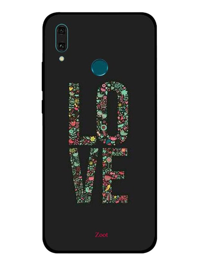Zoot Love Flowers Printed Protective Case Cover For Huawei Y9 2019 Multicolour