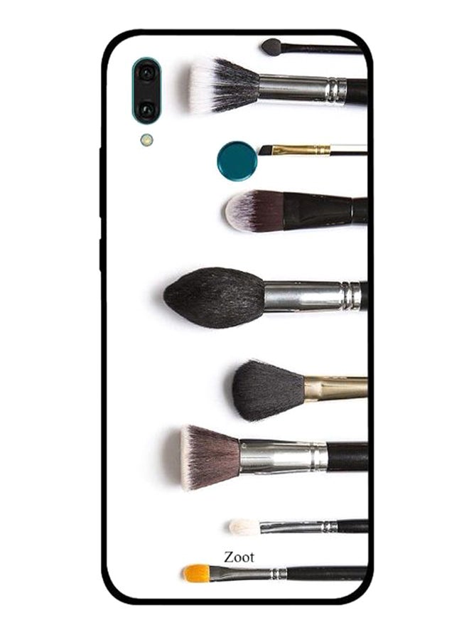 Makeup Brush Printed Protective Case Cover For Huawei Y9 2019 Multicolour