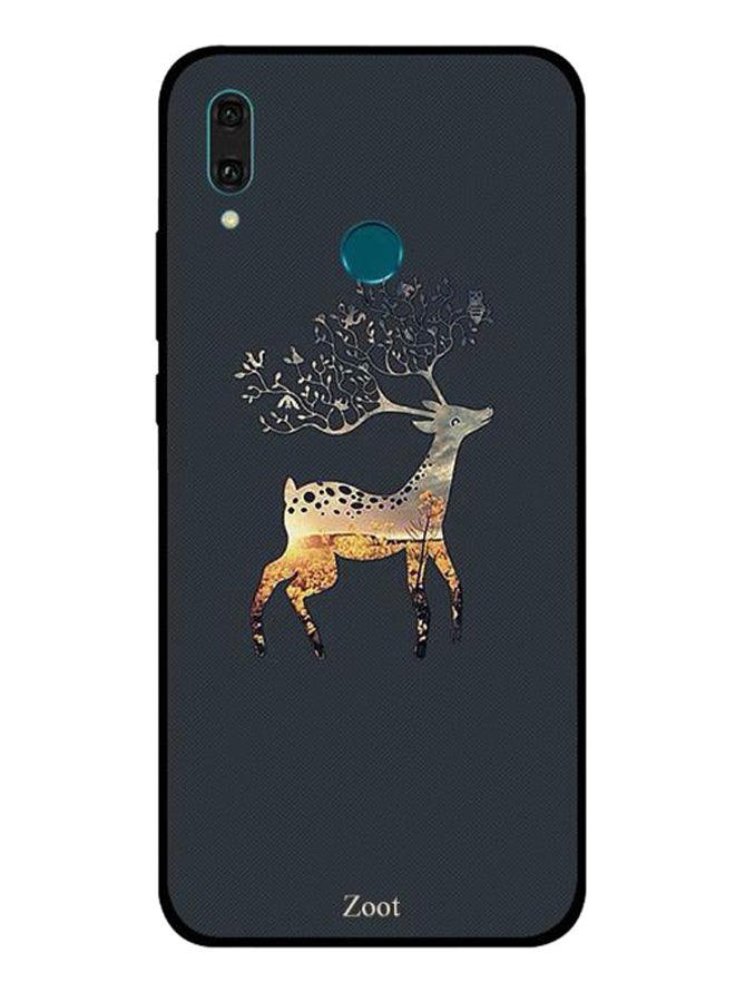 Zoot - Deer Printed Protective Case Cover For Huawei Y9 2019 Multicolour - Image 1