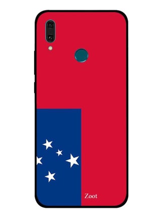 Samoa Flag Printed Protective Case Cover For Huawei Y9 2019 Red/White/Blue - v1556975734/N24999637A_1