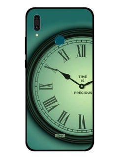 Time Is Precious Printed Protective Case Cover For Huawei Y9 2019 Multicolour