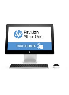 Pavilion 23 All-In-One Desktop With 23-Inch Display, Core i5 Processor/12GB RAM/2TB HDD/Integrated Graphics With Wireless Keyboard And Mouse Black/White