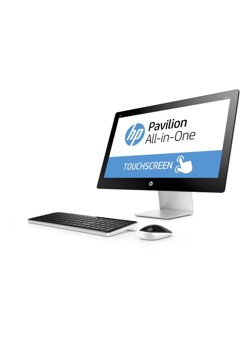 HP - Pavilion 23 All-In-One Desktop With 23-Inch Display, Core i5 Processor/12GB RAM/2TB HDD/Integrated Graphics With Wireless Keyboard And Mouse Black/White - Image 1