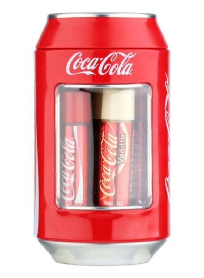 Lip Smacker 6-Piece Coca Cola Classic Can Lip Blam Set Clear
