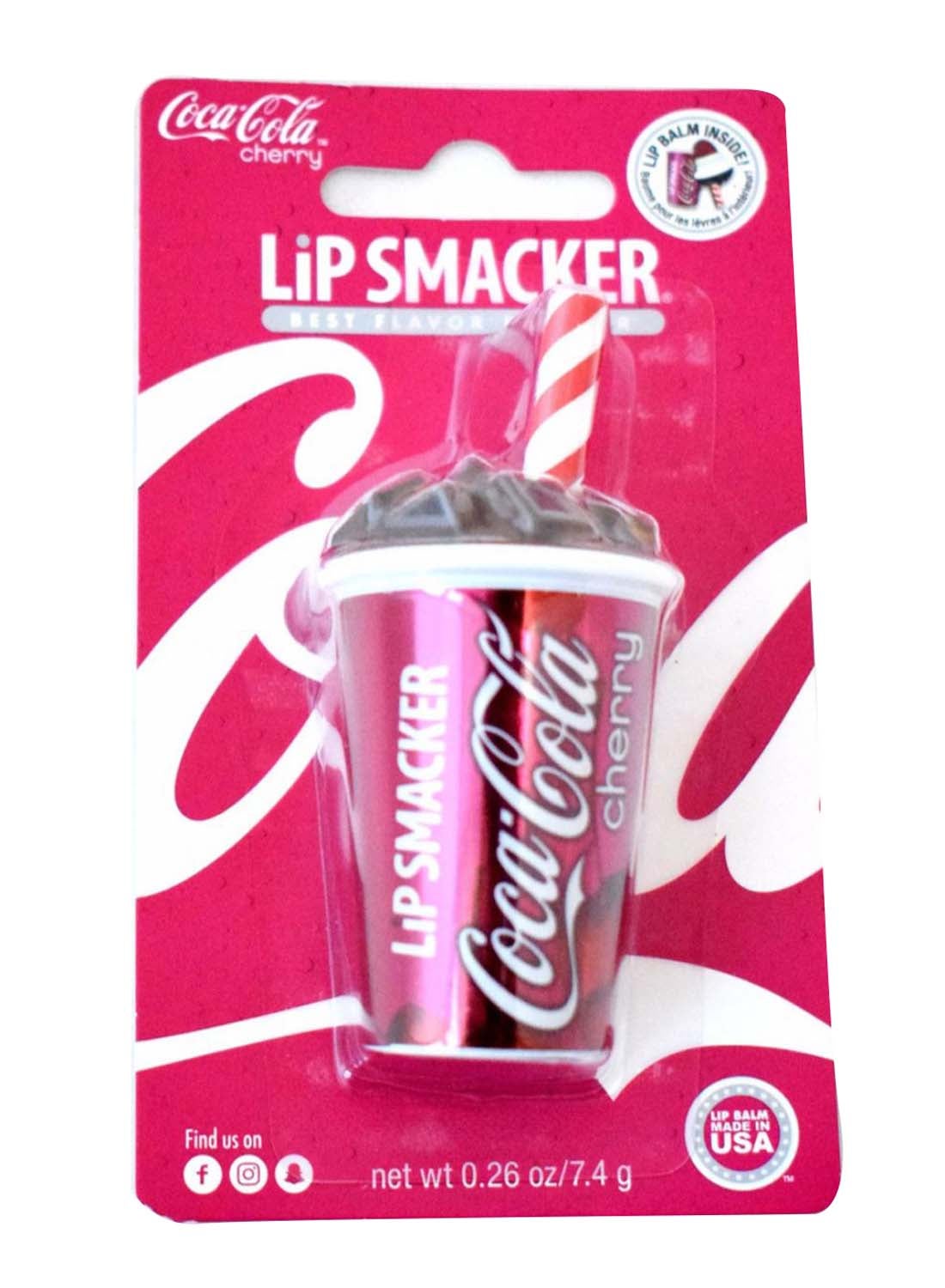 Lip Smacker Coca-Cola Cherry Lip Balm Clear