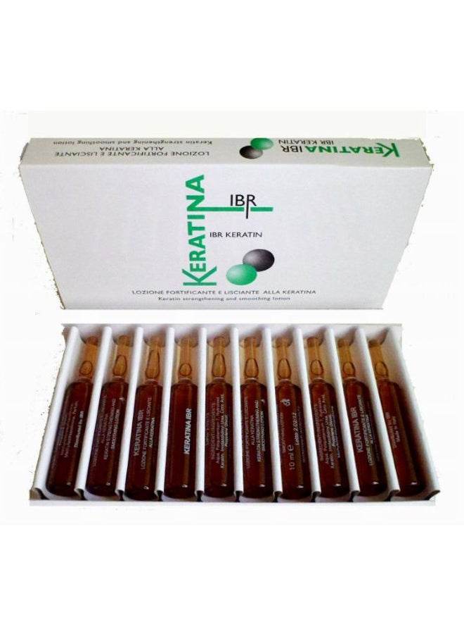 IBR Pack Of 10 Hair Keratina Ampule Clear 100ml
