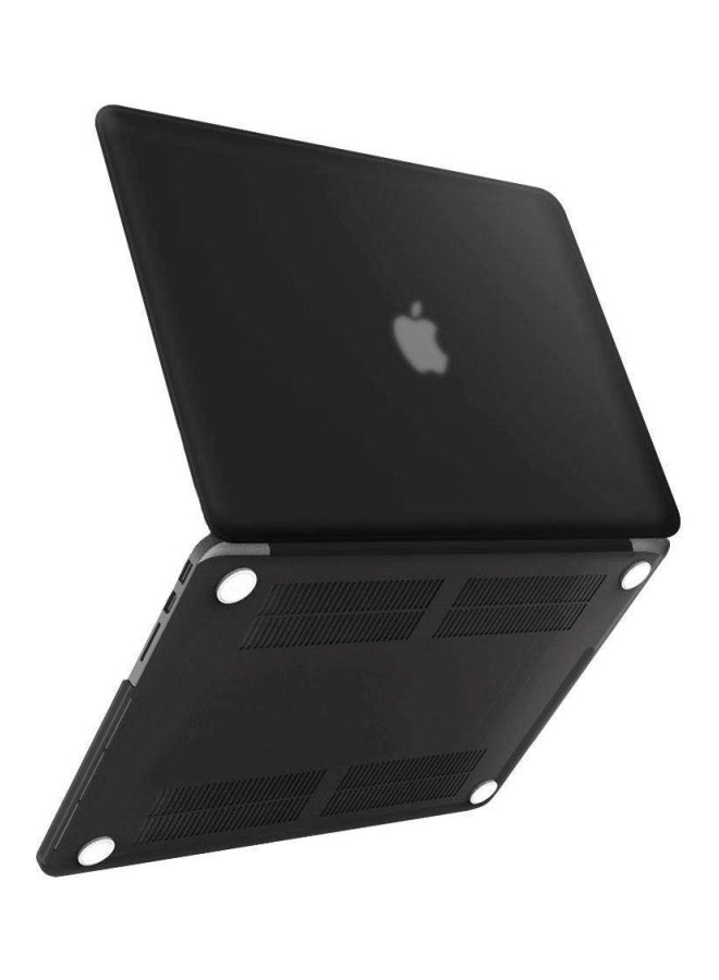 Hard Case Cover For Apple MacBook Air 13.3-Inch (A1466/A1369) Black  - Image 3