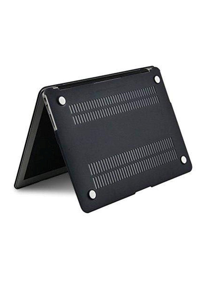 Hard Case Cover For Apple MacBook Air 13.3-Inch (A1466/A1369) Black  - Image 4