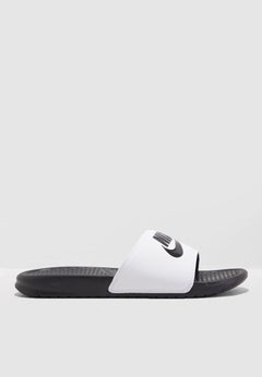 Nike Benassi Just Do It Slip-On Shoes Monochrome  - Image 1
