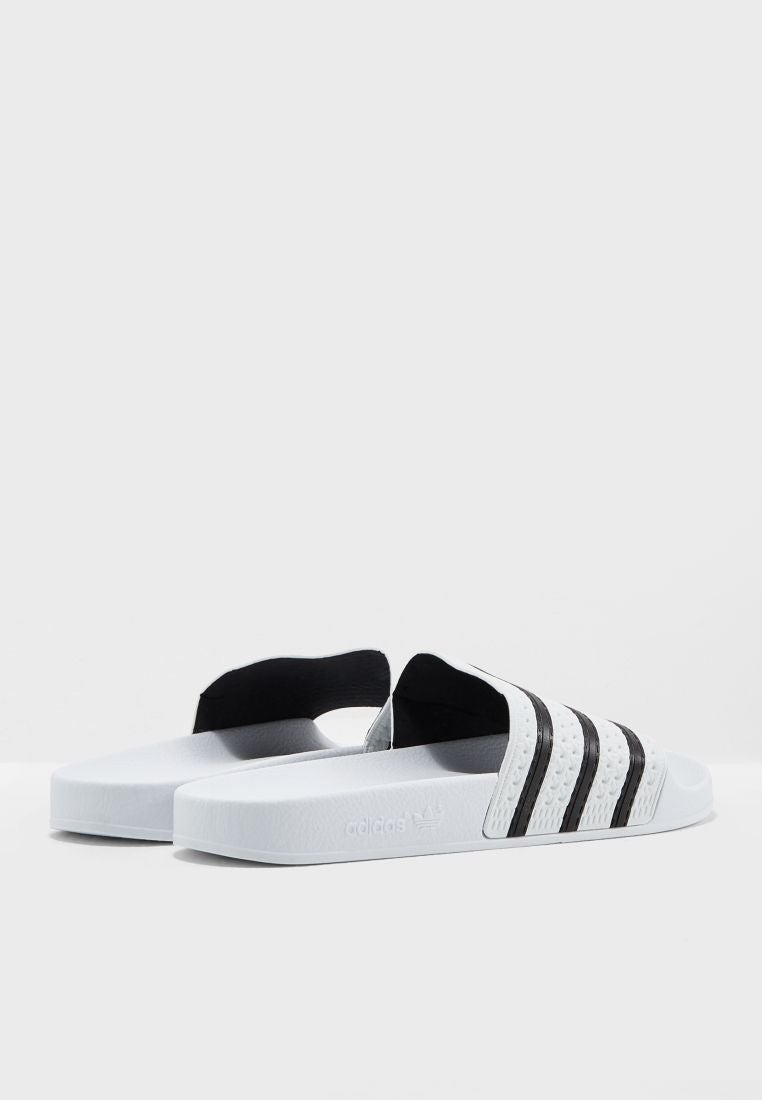 adidas Originals 3-Stripes Adilette Slides White  - Image 2