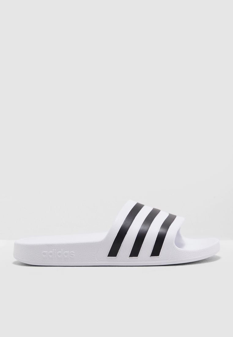 Adidas EVA Adilette Aqua Slides White/Black  - Image 1