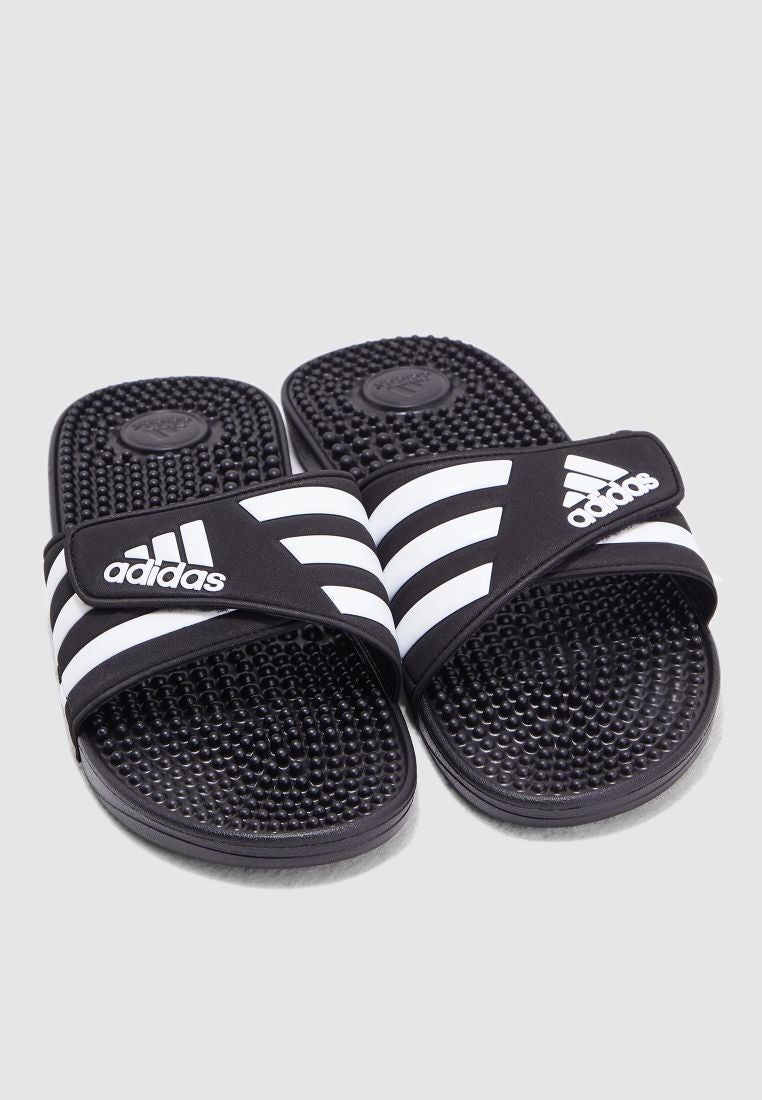 Adidas - Synthetic Adissage Slides Core  Black/Cloud   White - Image 1