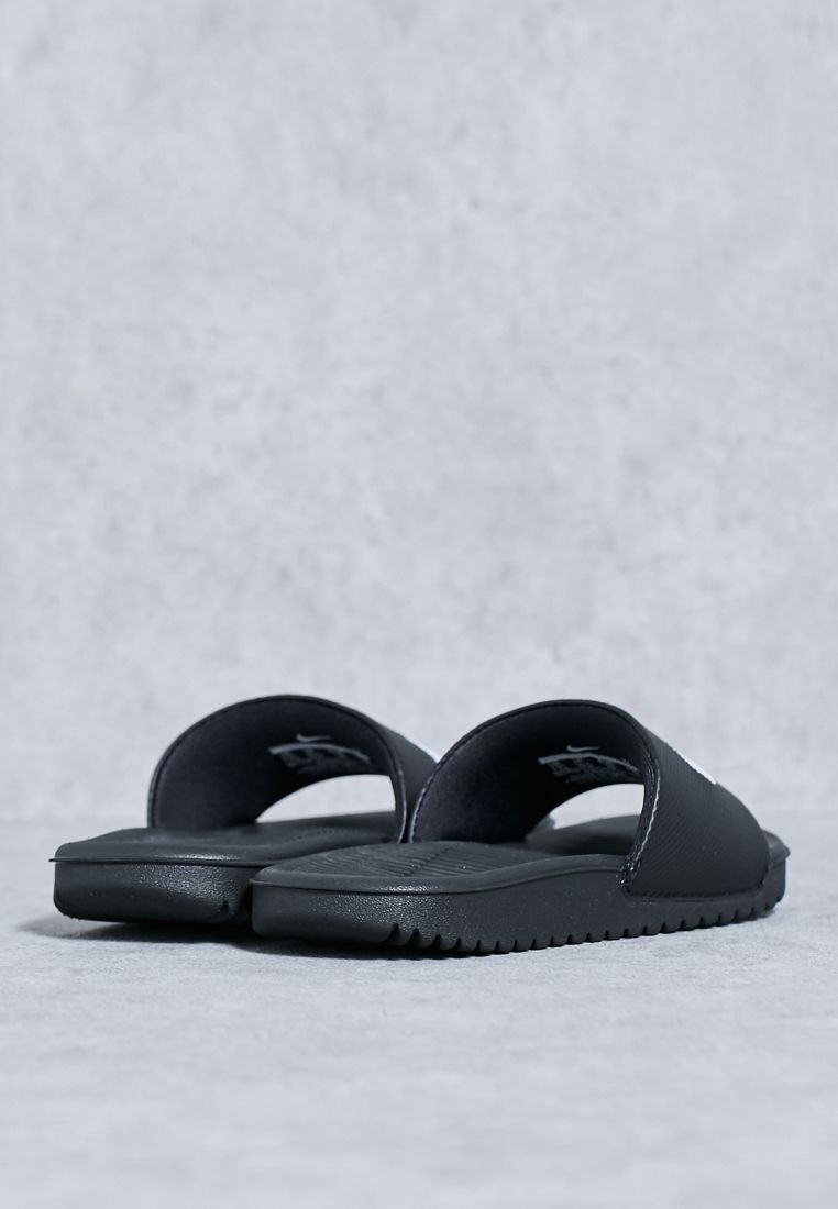 Nike Kawa Print Slip-On Slides Black  - Image 3